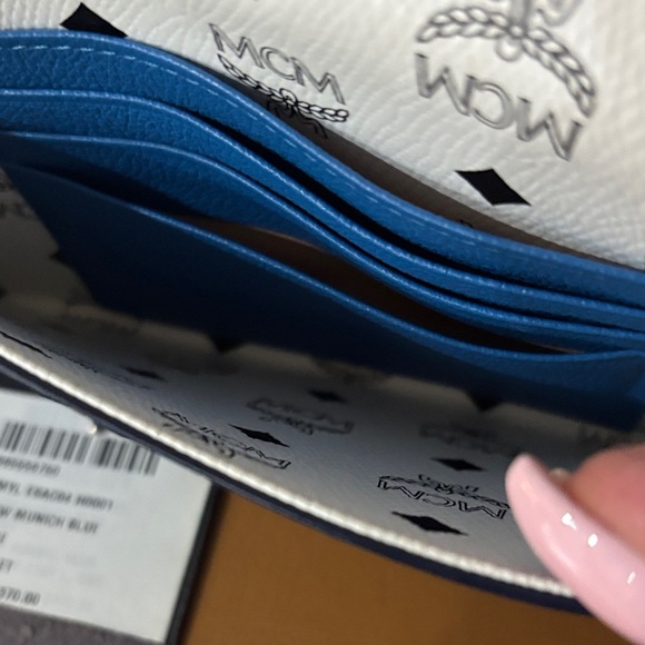 MCM Blue Leather Wallet - Picture 4 of 8